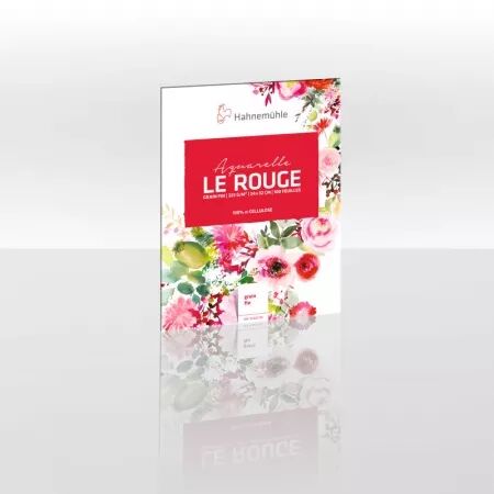 Bloc papier aquarelle Le Rouge - 100 feuilles 24 x 32 cm - 100% coton - Expression