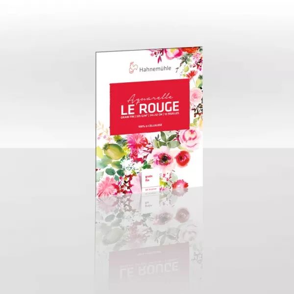 Bloc papier aquarelle Le Rouge - 24 x 32 cm - 100% coton - Expression