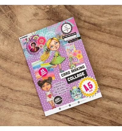 Bloc Papier Collage A5 - Color Happy - Card making - Art by Marlene 