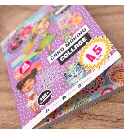 Bloc Papier Collage A5 - Color Happy - Card making - Art by Marlene 