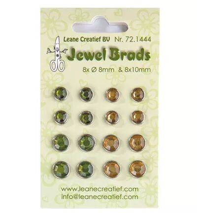 Brads - Strass vert