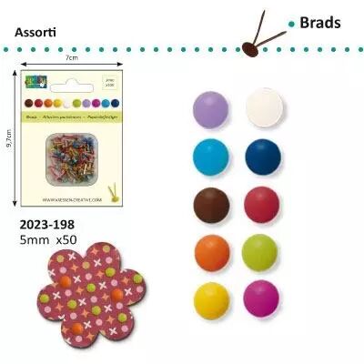 Brads 5 mm - M�lange