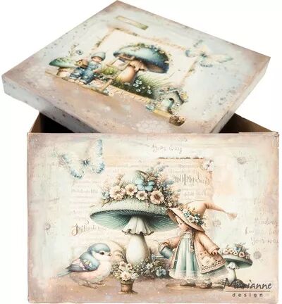 Card Making - Art Journaling spring- by Fairybells - Marianne design