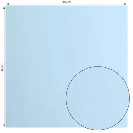 Cardstock Lisse - bleu glacier 