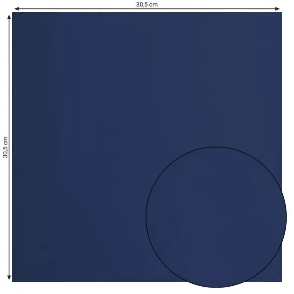 Cardstock Lisse - bleu maritime