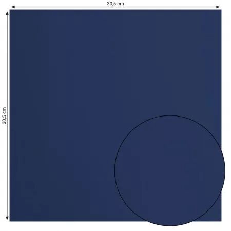 Cardstock Lisse - bleu maritime