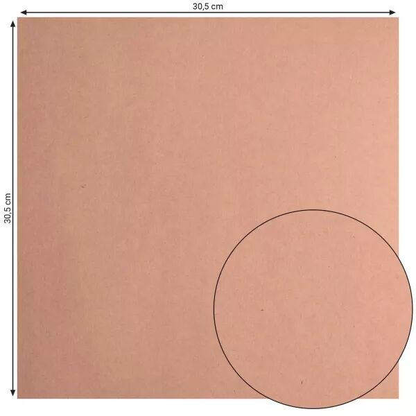 Cardstock Lisse - Kraft fonc� - Florence