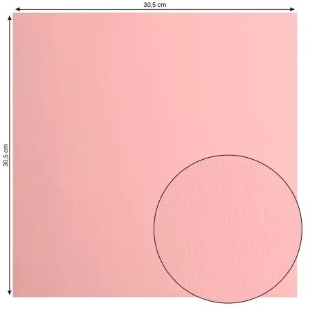 Cardstock Lisse - Rose