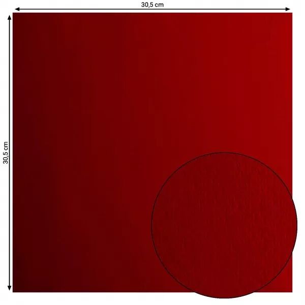 Cardstock lisse - Ruby - Rouge de No�l - Florence