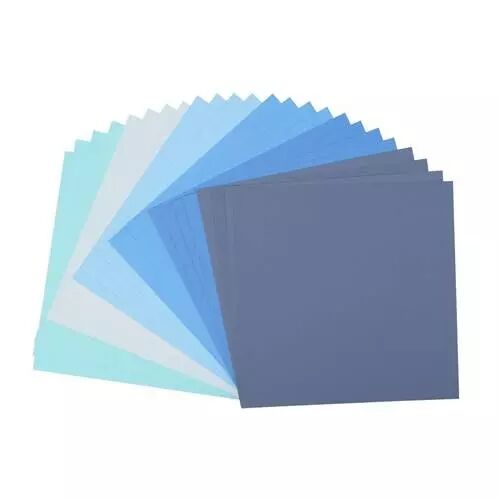 Cardstock multipack textur� - Bleus