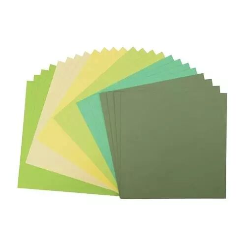 Cardstock multipack textur� - Verts