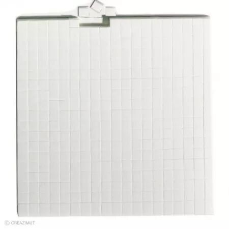 carrés 3D - 5 x 5 mm ep 1 - 2 et 3 mm