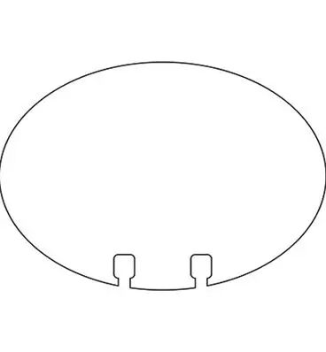 Cartes Rolodex - Oval