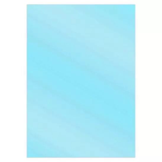 Carton m�tallique mat - Bleu ciel - A4