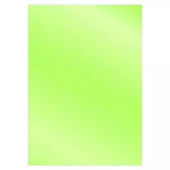 Carton m�tallique mat - Lime - A4