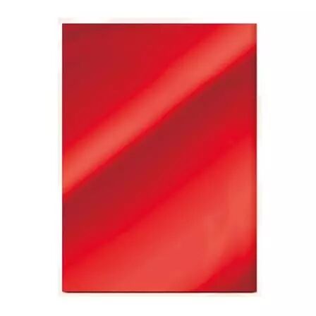 Carton miroir A4 - rouge - Ruby red