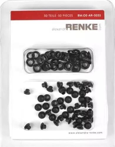 �illets 5 mm avec rondelles - Black