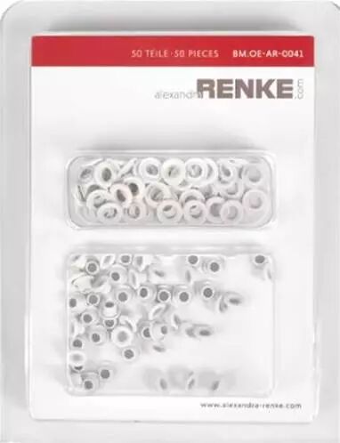 �illets 5 mm avec rondelles - Cream white
