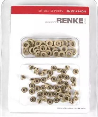 �illets 5 mm avec rondelles - Havana