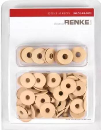 illets larges 13 mm avec rondelles - Favorite beige
