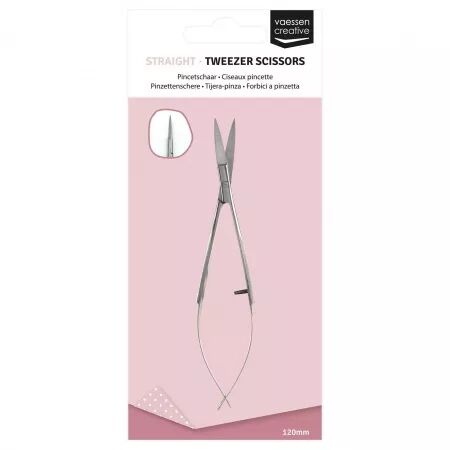 Ciseaux pincette - lames droites - Vaessen Creative