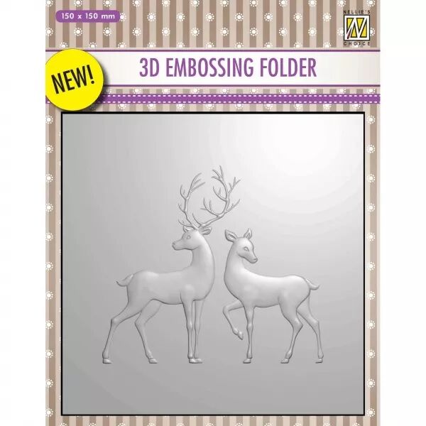 Classeur d\'embossage 3D - Rennes - Nellie\'s Choice