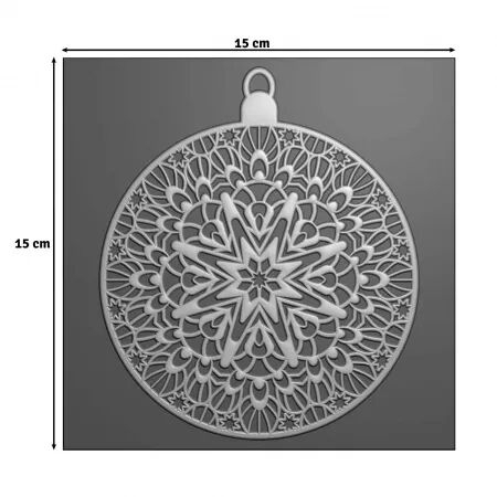 Classeur de gaufrage - Boule de Noël - Vaessen Creative