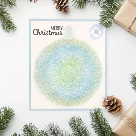Classeur de gaufrage - Boule de Noël - Vaessen Creative