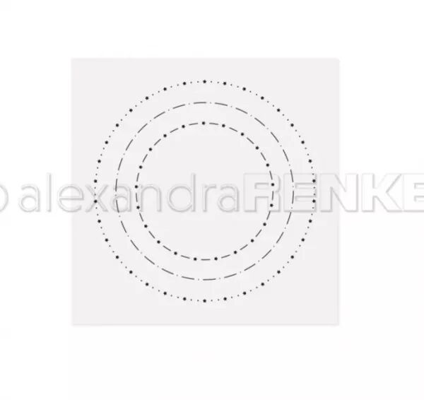  Classeur de gaufrage - Cercles d\'�toiles - Alexandra Renke