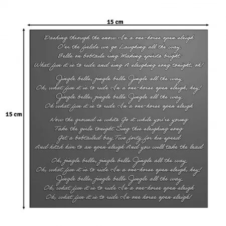 Classeur de gaufrage - Jingle bells - Vaessen Creative