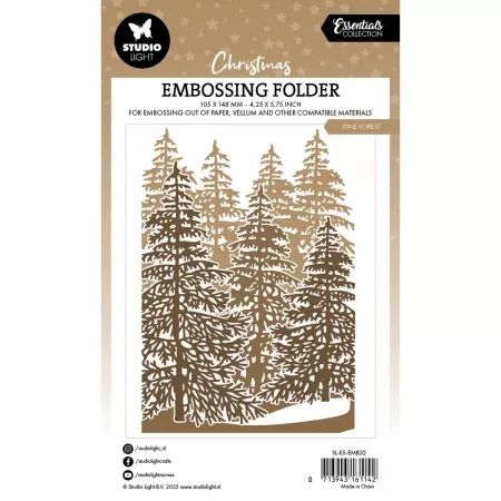 Classeur de gaufrage - Pine forest - sapins - Studio Light