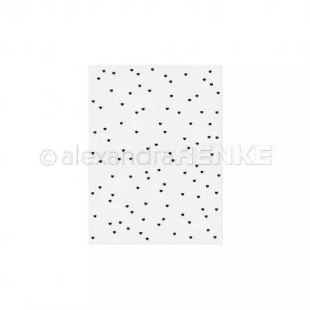 Classeur de gaufrage - Pluie de petits c�urs