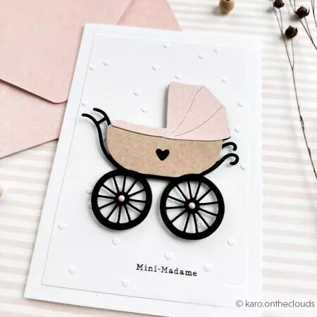 Classeur de gaufrage - Pluie de petits c�urs