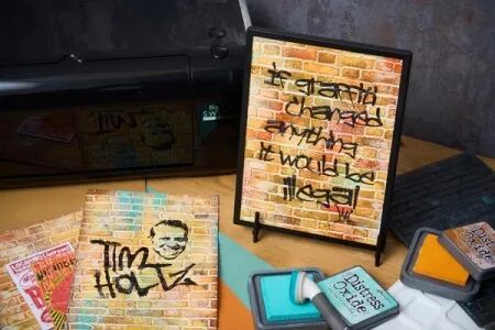 Classeur de gaufrage 3D - A5 - Briques large - Sizzix