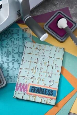 Classeur de gaufrage 3D - A5 - Grid Graph - Sizzix