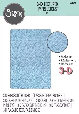 Classeur de gaufrage 3D - Baroque - Sizzix