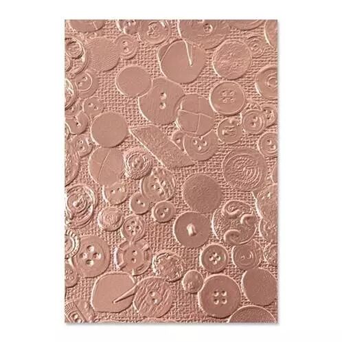 Classeur de gaufrage 3D - Boutons Vintage