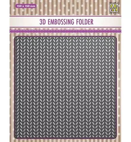 Classeur de gaufrage 3D - Knitting tricot