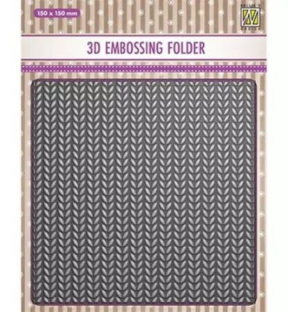 Classeur de gaufrage 3D - Knitting tricot
