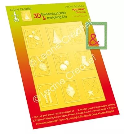 Classeur de gaufrage et Die - Post stamp - Noël