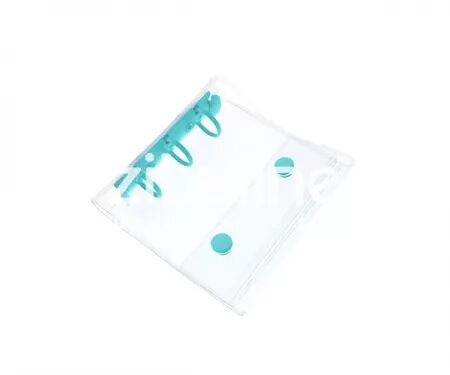 Classeur transparent Compact - Bleu cyan