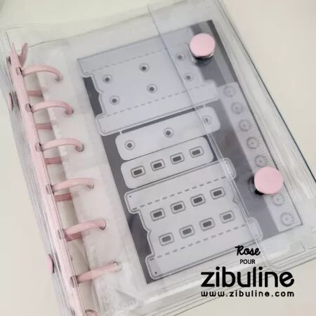 Classeur transparent Essentiel - Rose pale