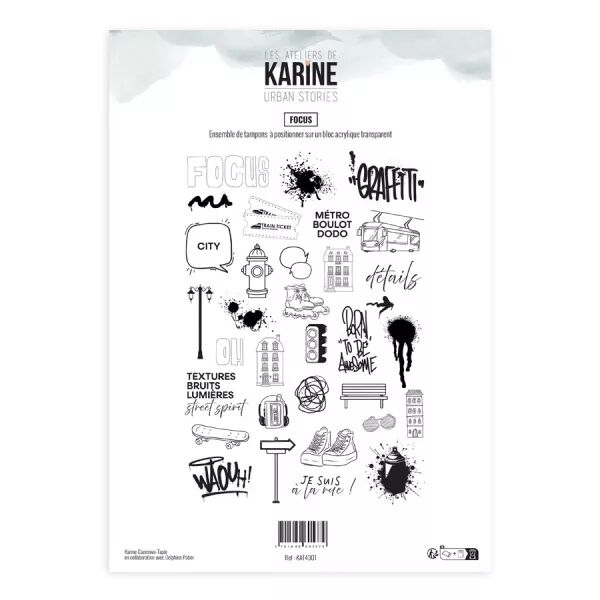 Clear A4 Focus - Urban Stories - Ateliers de Karine
