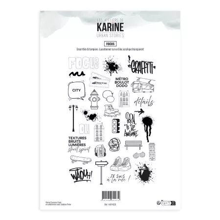 Clear A4 Focus - Urban Stories - Ateliers de Karine
