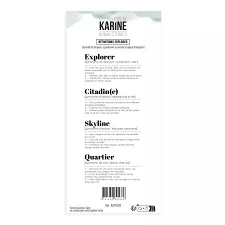 Clear D&eacute;finitions Explorer - Urban Stories - Ateliers de Karine