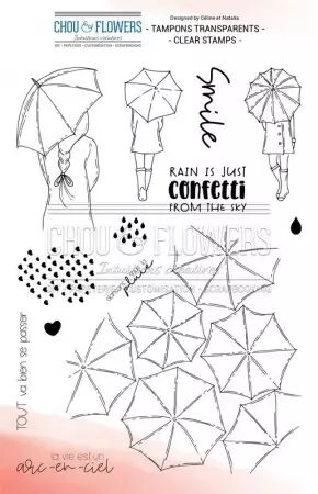 Clear stamp - Esprit Cottage - Rain