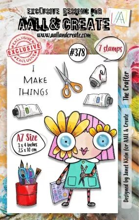 Clear Stamps - A7 - #378 - The Crafter