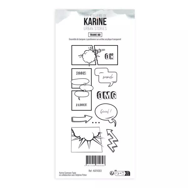 Clear Trame BD - Urban Stories - Ateliers de Karine