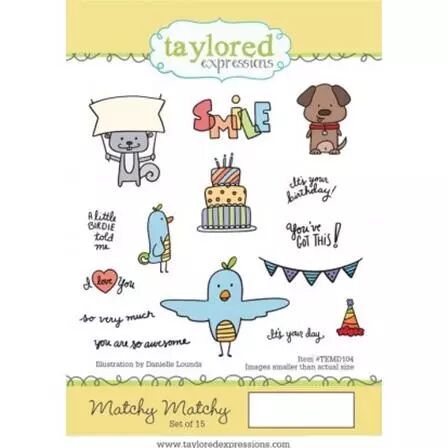 Cling Stamps - Matchy Matchy