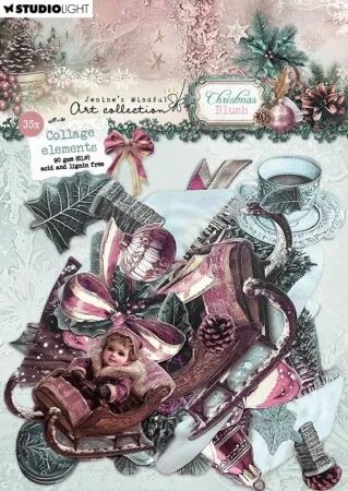 Cllage elements - Die cuts - Christmas Blush - Studio Light